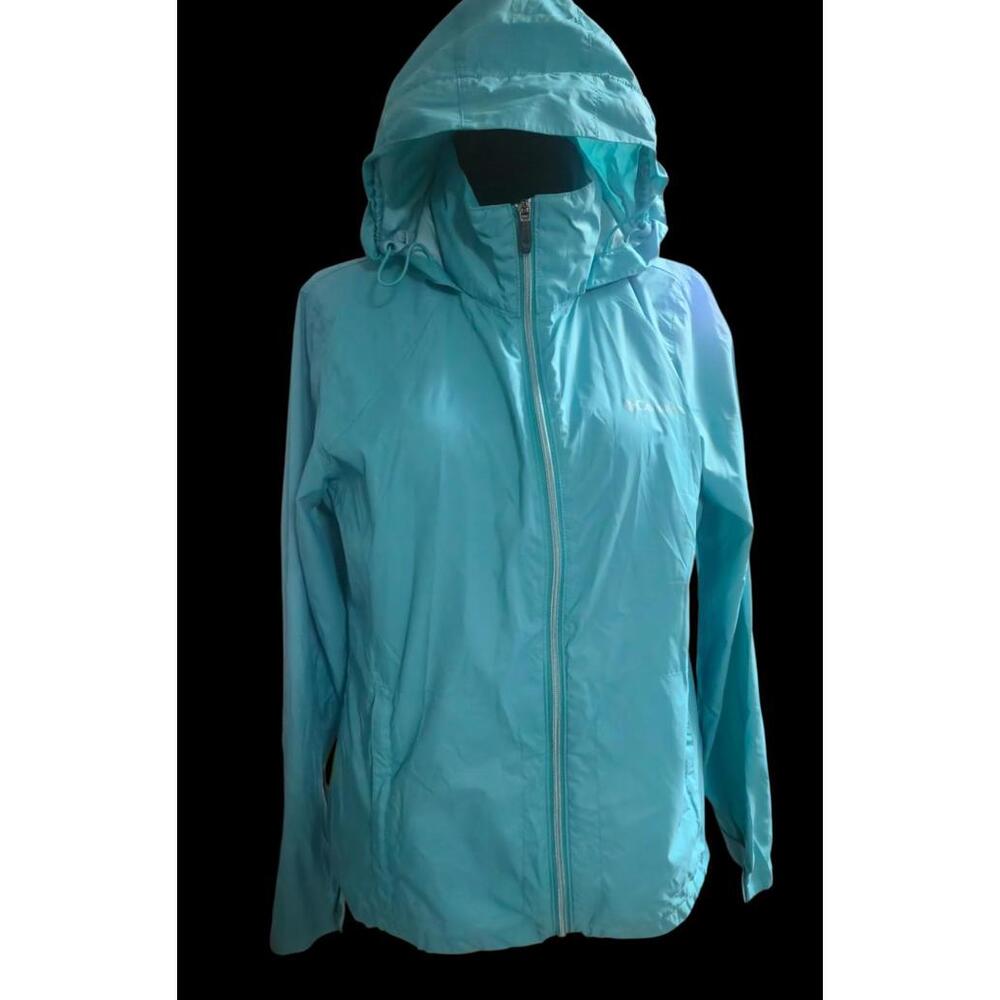 Women's Teal Blue Columbia SwitchBack 3 Rain Jacket Size XL NWOT